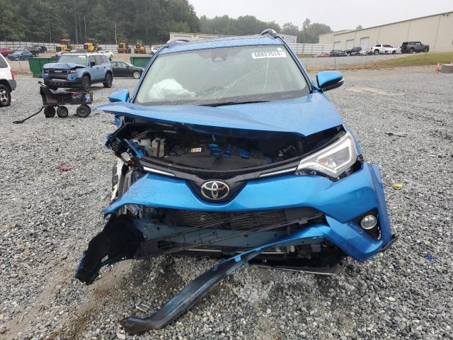 JTMYFREVXJJ740869 - 2018 TOYOTA RAV4 LIMITED BLUE photo 5