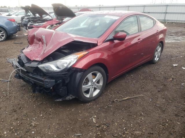 5NPDH4AE3DH373151 - 2013 HYUNDAI ELANTRA GLS RED photo 1