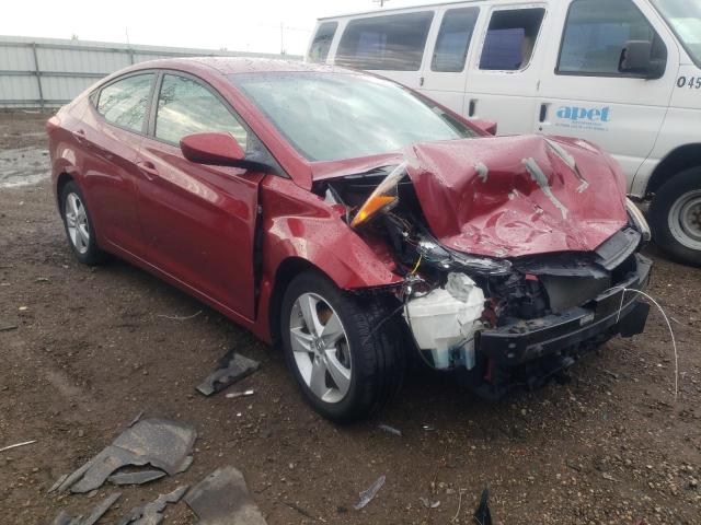 5NPDH4AE3DH373151 - 2013 HYUNDAI ELANTRA GLS RED photo 4