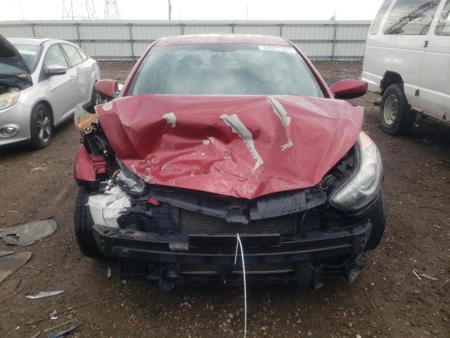 5NPDH4AE3DH373151 - 2013 HYUNDAI ELANTRA GLS RED photo 5