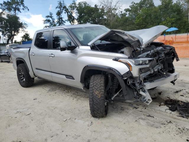 5TFNA5AB9RX036810 - 2024 TOYOTA TUNDRA CREWMAX PLATINUM SILVER photo 4