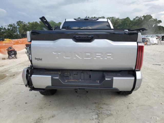 5TFNA5AB9RX036810 - 2024 TOYOTA TUNDRA CREWMAX PLATINUM SILVER photo 6
