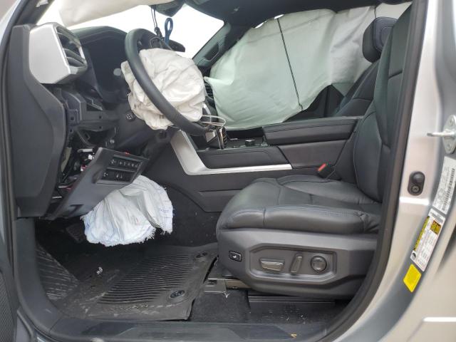 5TFNA5AB9RX036810 - 2024 TOYOTA TUNDRA CREWMAX PLATINUM SILVER photo 7