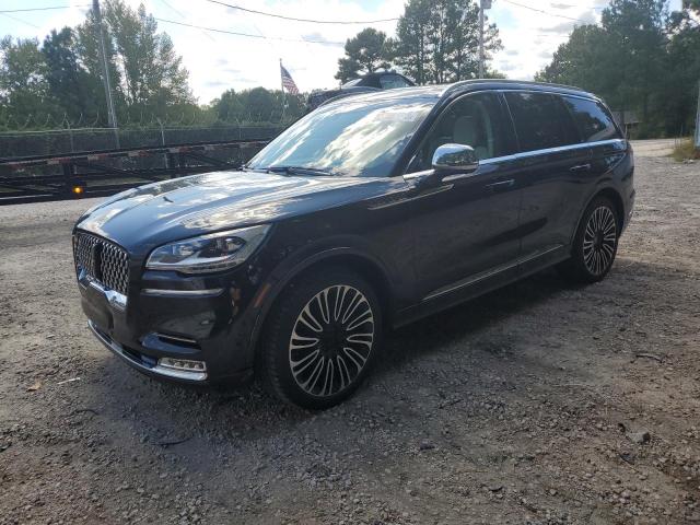 5LM5J9XC6NGL17845 - 2022 LINCOLN AVIATOR BLACK LABEL BLACK photo 1