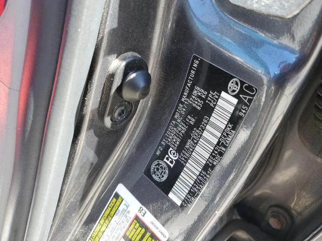 2T1BU4EE4DC073263 - 2013 TOYOTA COROLLA BASE Grau Foto 12