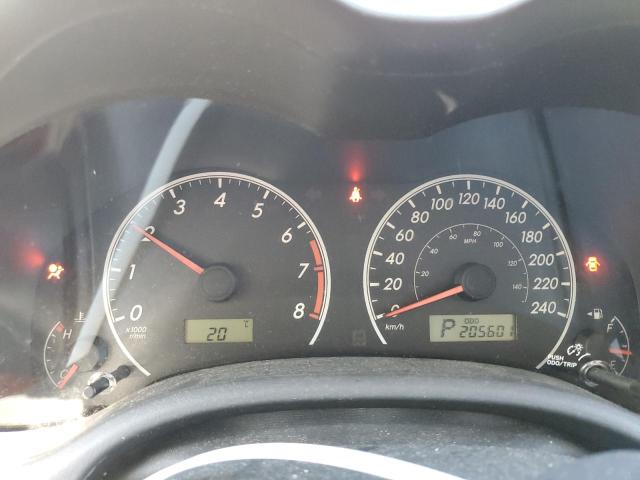 2T1BU4EE4DC073263 - 2013 TOYOTA COROLLA BASE Grau Foto 9