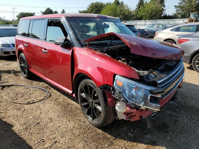 2FMHK6C89JBA06733 - 2018 FORD FLEX SEL RED photo 4