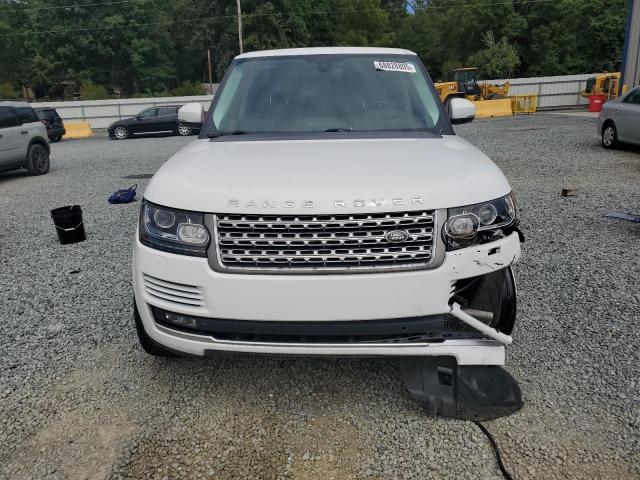 SALGS2VF8FA218295 - 2015 LAND ROVER RANGE ROVE HSE WHITE photo 5