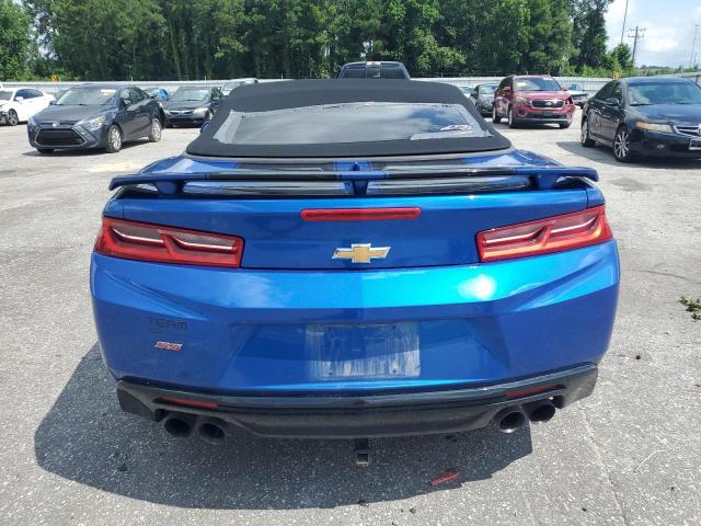 1G1FF3D73H0111034 - 2017 CHEVROLET CAMARO SS BLUE photo 6