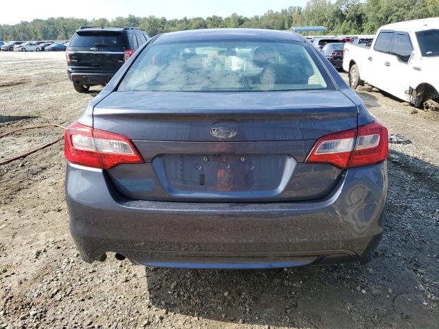 4S3BNAA61H3047292 - 2017 SUBARU LEGACY 2.5I BLUE photo 6