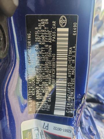 4T1BF1FK3FU891940 - 2015 TOYOTA CAMRY LE BLUE photo 13