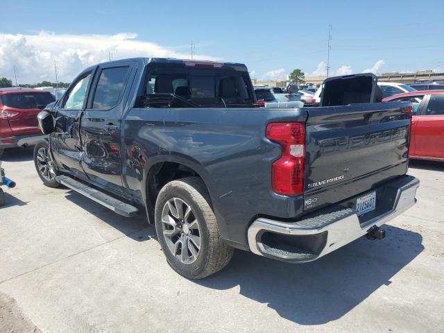 3GCPWCEDXMG137054 - 2021 CHEVROLET SILVERADO C1500 LT 蓝色 照片 2