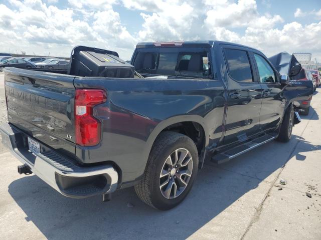 3GCPWCEDXMG137054 - 2021 CHEVROLET SILVERADO C1500 LT 蓝色 照片 3