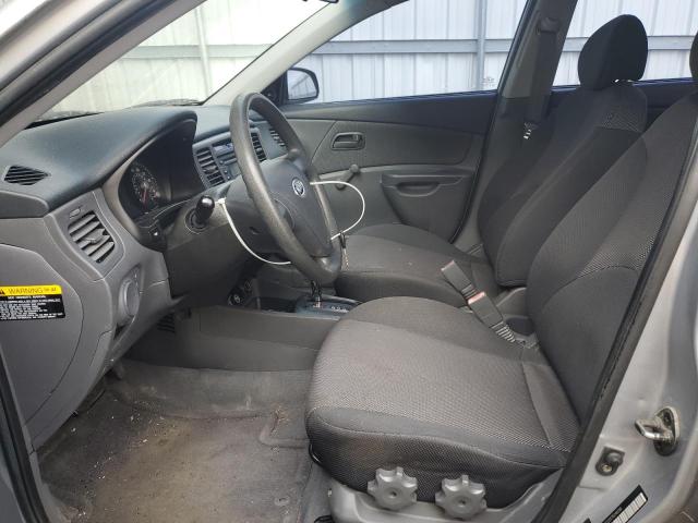 KNADE123176246138 - 2007 KIA RIO BASE SILVER photo 7