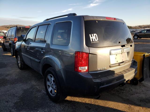 5FNYF3H88AB011859 - 2010 HONDA PILOT TOURING GRAY photo 2