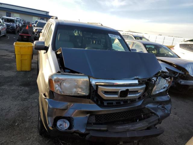 5FNYF3H88AB011859 - 2010 HONDA PILOT TOURING GRAY photo 5