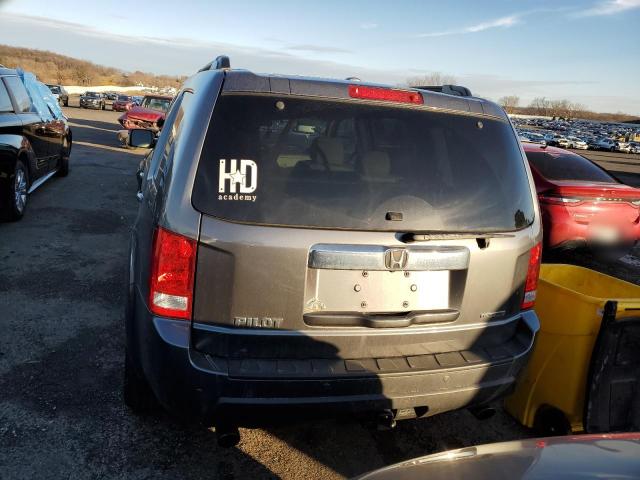 5FNYF3H88AB011859 - 2010 HONDA PILOT TOURING GRAY photo 6