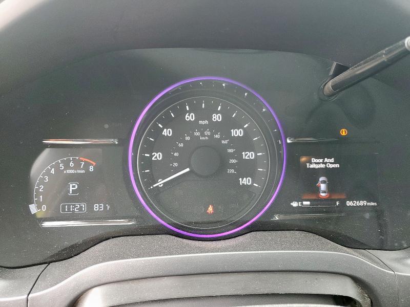 3CZRU5H70MM702505 - 2021 HONDA HR-V EXL WHITE photo 9