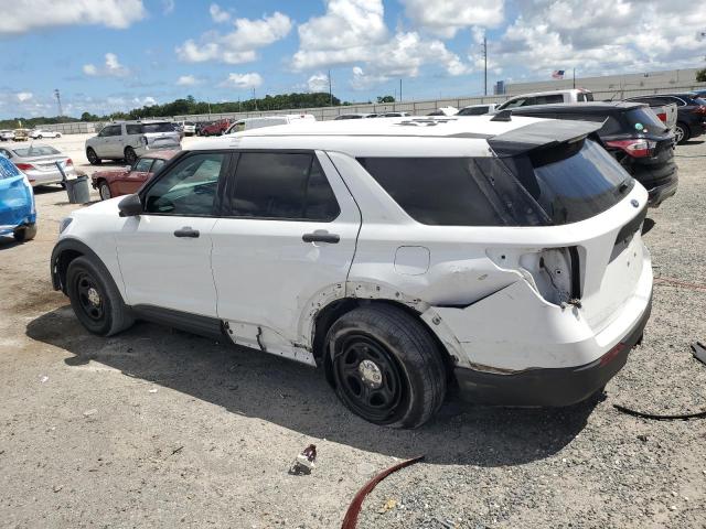 1FM5K8AB7MGC26530 - 2021 FORD EXPLORER POLICE INTERCEPTOR WHITE photo 2