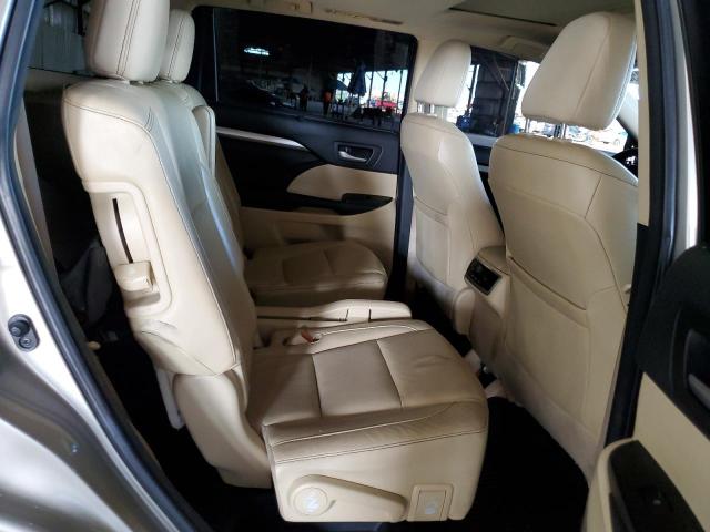 5TDKKRFH5FS119821 - 2015 TOYOTA HIGHLANDER XLE CREAM photo 10