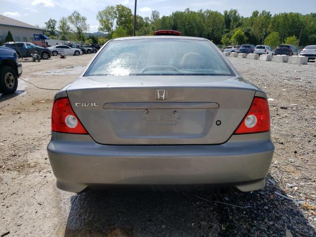 1HGEM22085L048887 - 2005 HONDA CIVIC EX ნაცრისფერი ფოტო 6
