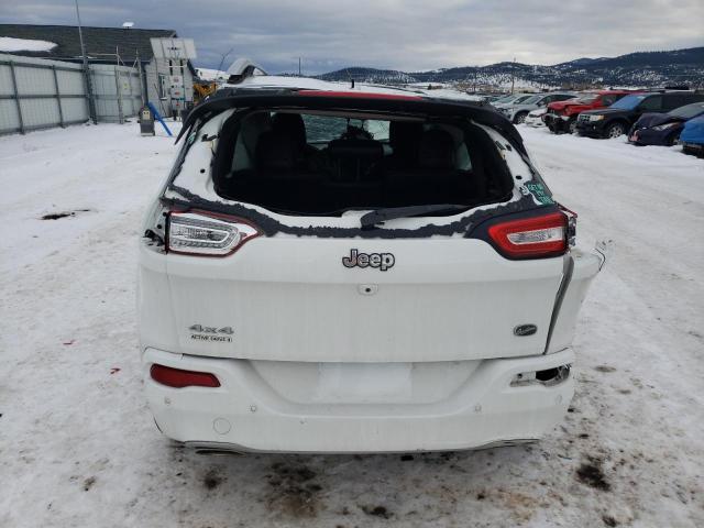 1C4PJMJS0GW298396 - 2016 JEEP CHEROKEE OVERLAND WHITE photo 6