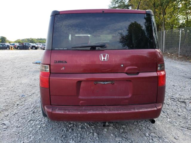 5J6YH28746L001033 - 2006 HONDA ELEMENT EX RED photo 6