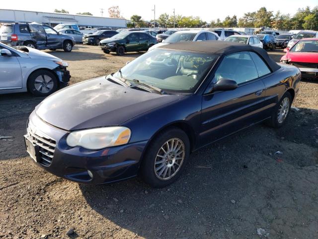 1C3EL55R54N157652 - 2004 CHRYSLER SEBRING LXI BLUE photo 1