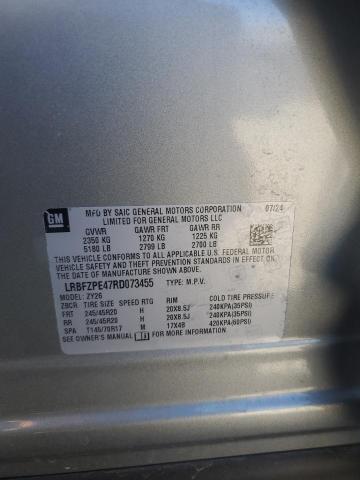 LRBFZPE47RD073455 - 2024 BUICK ENVISION ESSENCE 银色 照片 13