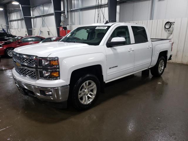 3GCUKREC5FG144148 - 2015 CHEVROLET silverado K1500 LT WHITE photo 1