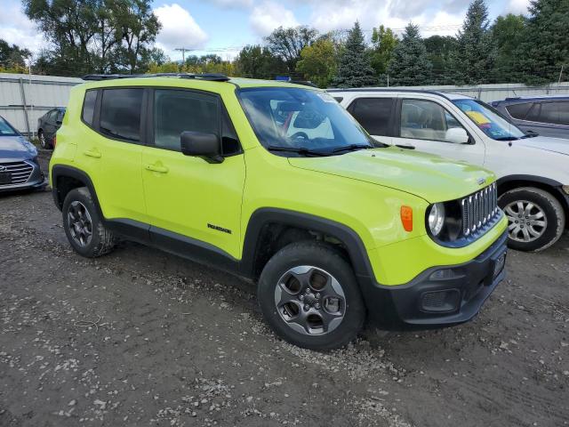 ZACCJBAB0HPF21294 - 2017 JEEP RENEGADE SPORT GREEN photo 4