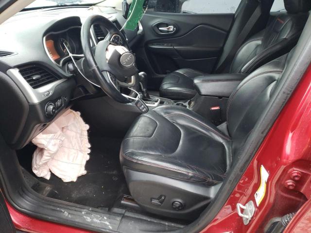 1C4PJMBS6EW202816 - 2014 JEEP CHEROKEE TRAILHAWK BURGUNDY photo 7