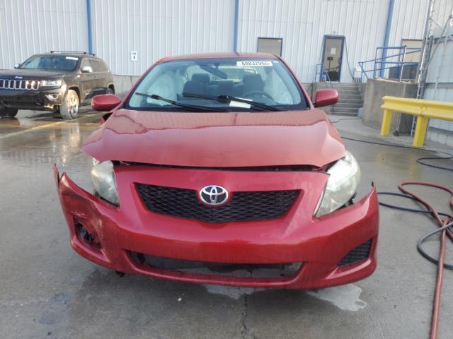 JTDBL40E099076362 - 2009 TOYOTA COROLLA BASE ბურგუნდია ფოტო 5