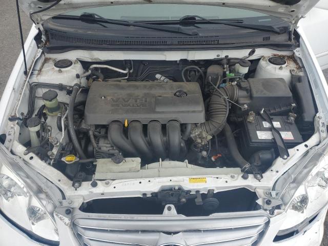 1NXBR38E43Z073543 - 2003 TOYOTA COROLLA CE Սպիտակ լուսանկար 11