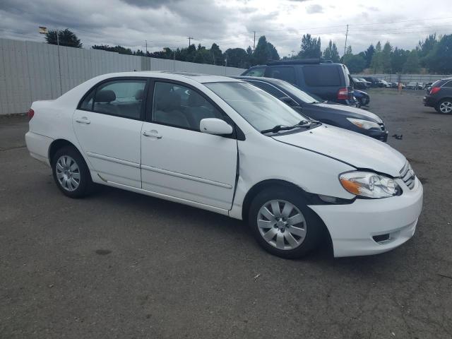1NXBR38E43Z073543 - 2003 TOYOTA COROLLA CE Սպիտակ լուսանկար 4