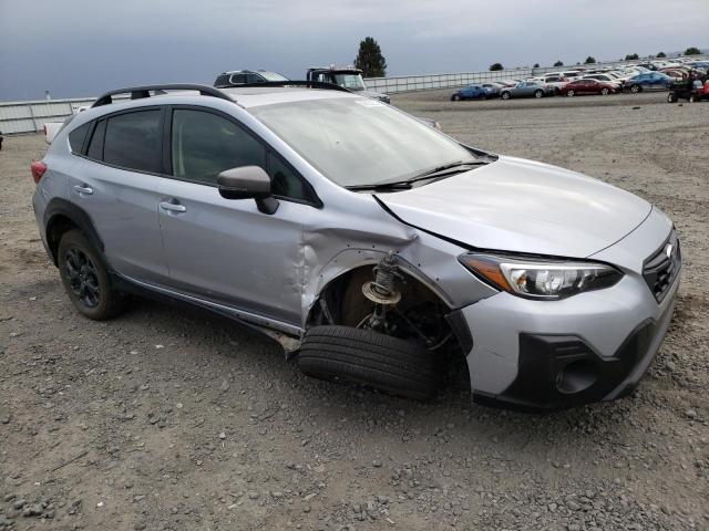 JF2GTHSC1PH256494 - 2023 SUBARU CROSSTREK SPORT SILVER photo 4