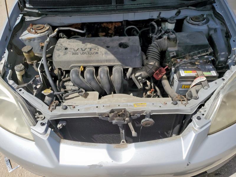 2T1KR32E18C687810 - 2008 TOYOTA COROLLA MA XR GRAY photo 11