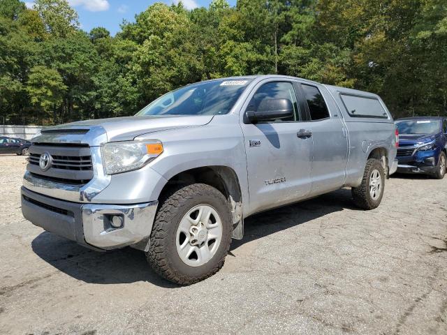 5TFUW5F14FX488916 - 2015 TOYOTA TUNDRA DOUBLE CAB SR/SR5 SILVER photo 1