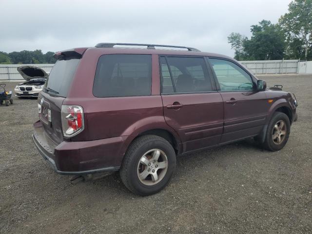 5FNYF18708B051973 - 2008 HONDA PILOT EXL BURGUNDY photo 3