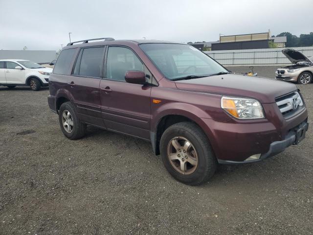 5FNYF18708B051973 - 2008 HONDA PILOT EXL BURGUNDY photo 4