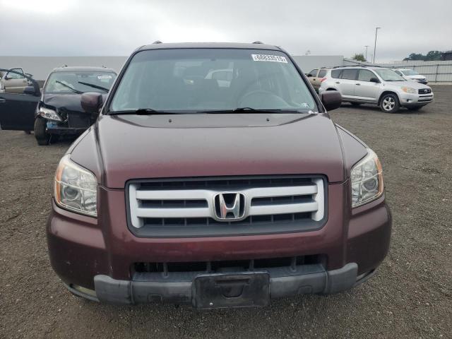 5FNYF18708B051973 - 2008 HONDA PILOT EXL BURGUNDY photo 5