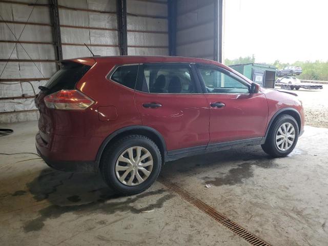 KNMAT2MV3GP619013 - 2016 NISSAN ROGUE S RED photo 3