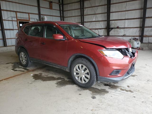 KNMAT2MV3GP619013 - 2016 NISSAN ROGUE S RED photo 4