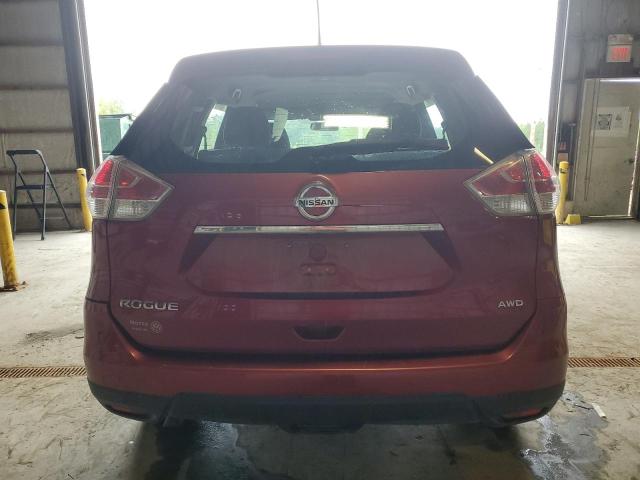 KNMAT2MV3GP619013 - 2016 NISSAN ROGUE S RED photo 6