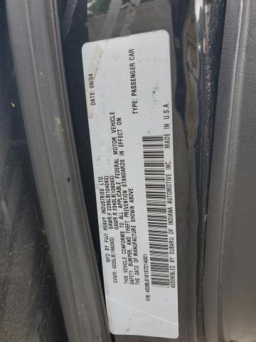 4S3BL616157214001 - 2005 SUBARU LEGACY 2.5I BLACK photo 12