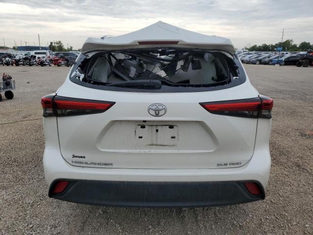 5TDGZRBHXLS521353 - 2020 TOYOTA HIGHLANDER XLE Ақ фото 6