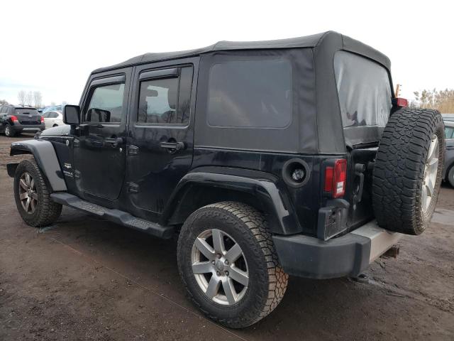 1C4HJWEG5DL595411 - 2013 JEEP WRANGLER U SAHARA BLACK photo 2