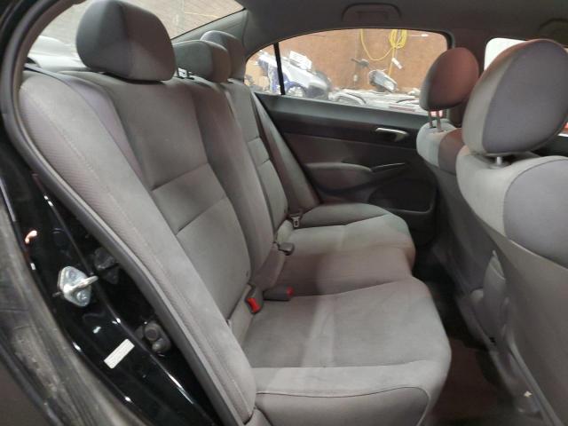 2HGFA1F56BH504861 - 2011 HONDA CIVIC LX BLACK photo 10