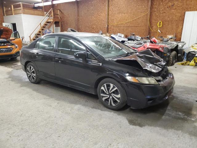 2HGFA1F56BH504861 - 2011 HONDA CIVIC LX BLACK photo 4