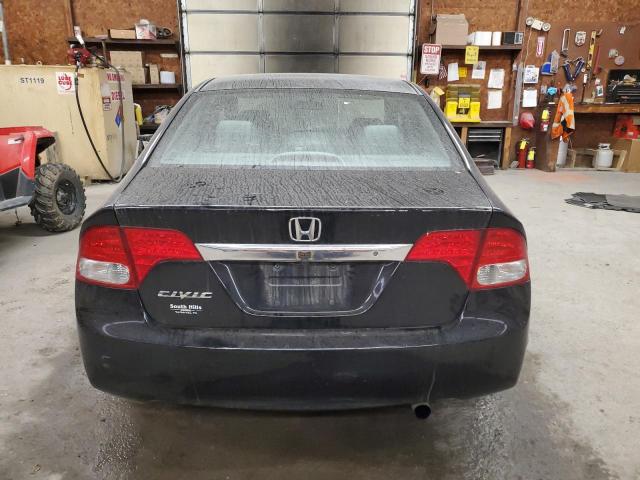 2HGFA1F56BH504861 - 2011 HONDA CIVIC LX BLACK photo 6
